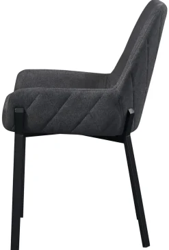 Esszimmerstuhl DIEGO 2er Set grau