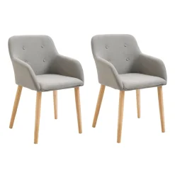 Esszimmerstuhl FABIO 2er Set beige