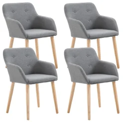 Esszimmerstuhl FABIO 4er Set grau