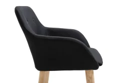 Esszimmerstuhl FABIO 4er Set schwarz