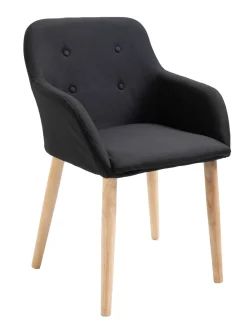 Esszimmerstuhl FABIO 4er Set schwarz