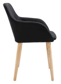 Esszimmerstuhl FABIO 4er Set schwarz