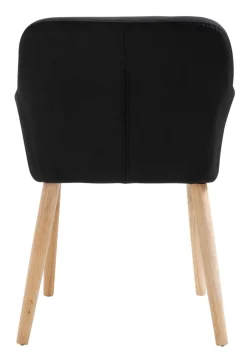 Esszimmerstuhl FABIO 4er Set schwarz