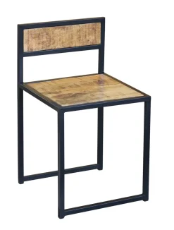 Esszimmerstuhl Holz Vintage LOUAN 2er Set
