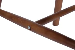 Esszimmerstuhl Holz YOSHI 2er Set dunkelbraun