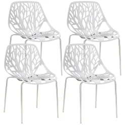 Esszimmerstuhl JANO 4er Set weiss