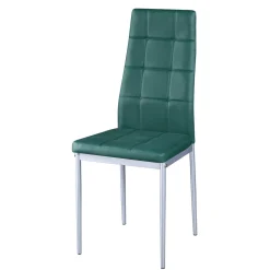 Esszimmerstuhl Leder MARC 6er Set grün