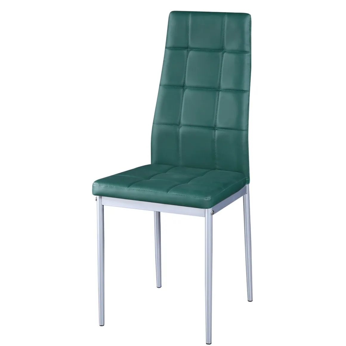 Esszimmerstuhl Leder MARC 6er Set grün