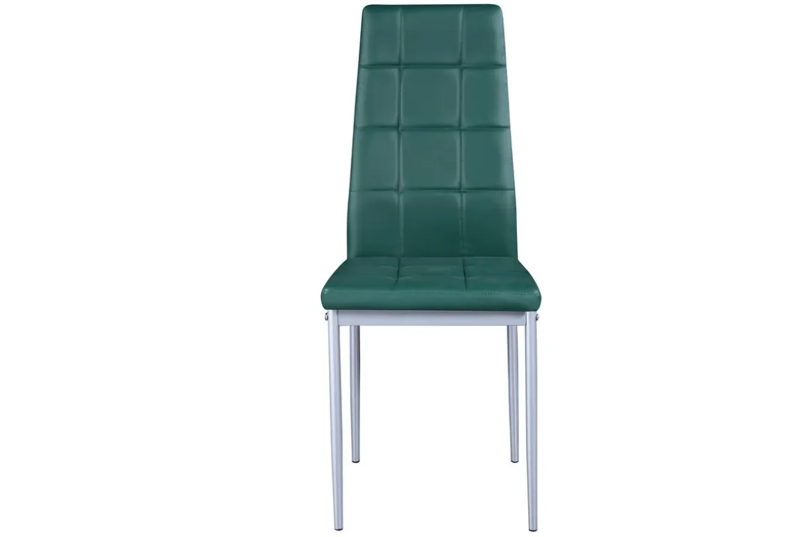 Esszimmerstuhl Leder MARC 6er Set grün