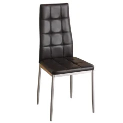 Esszimmerstuhl Leder MARC 6er Set braun