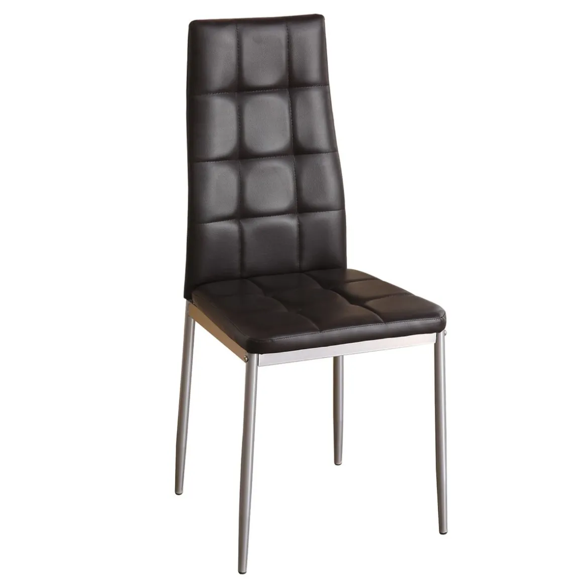 Esszimmerstuhl Leder MARC 6er Set braun