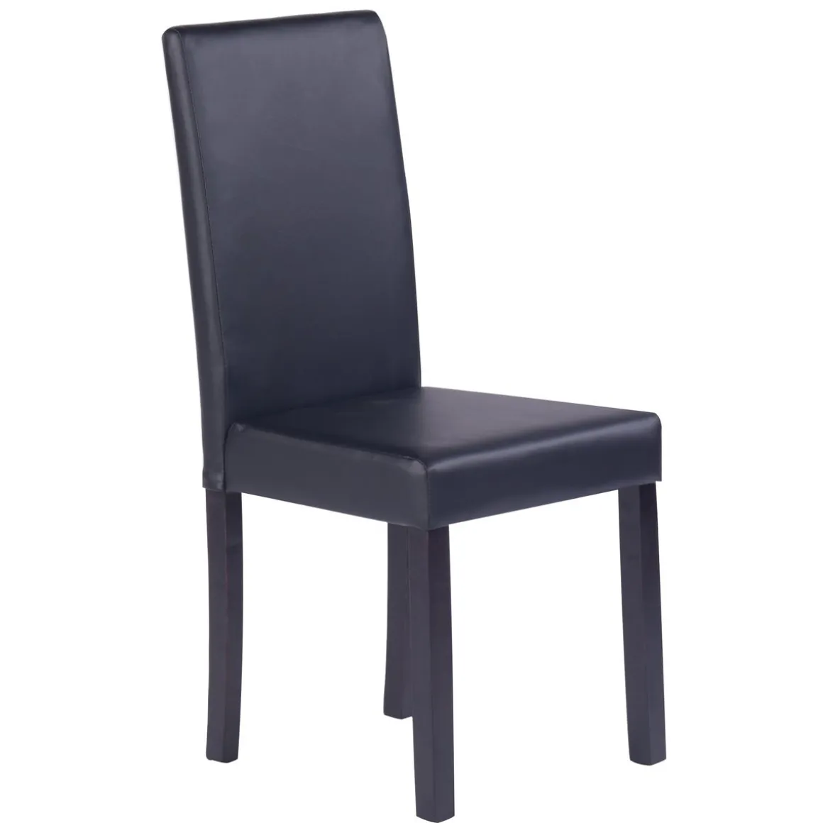 Esszimmerstuhl Leder NICK 4er Set schwarz