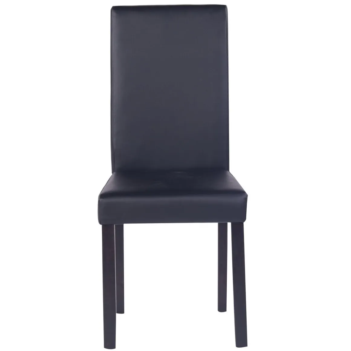 Esszimmerstuhl Leder NICK 4er Set schwarz