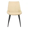 Esszimmerstuhl Leder SAM 2er Set beige
