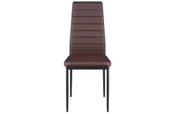 Esszimmerstuhl Leder TIM 6er Set braun