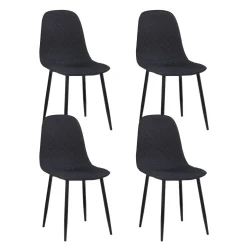 Esszimmerstuhl LEVY 4er Set anthrazit | GONSER.CH