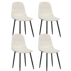 Esszimmerstuhl LEVY 4er Set beige