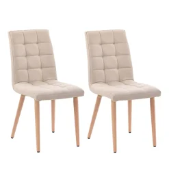 Esszimmerstuhl MAGNUS 2er Set beige