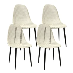 Esszimmerstuhl MELINA 4er Set beige