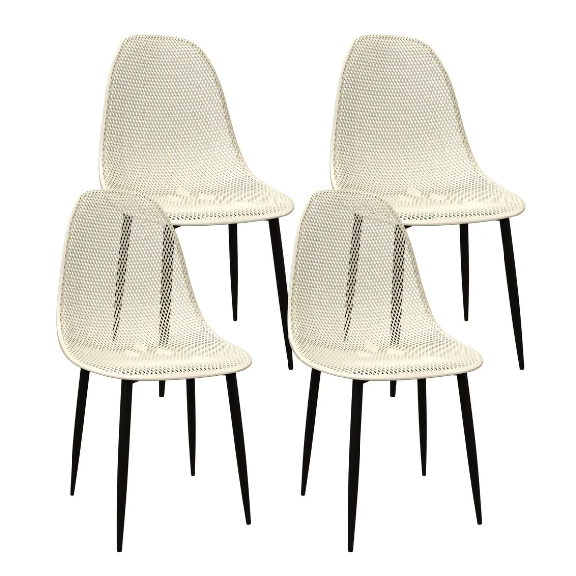 Esszimmerstuhl MELINA 4er Set beige