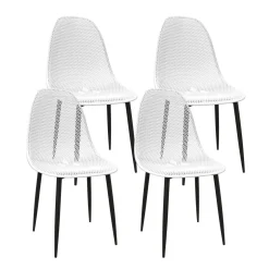 Esszimmerstuhl MELINA 4er Set weiss