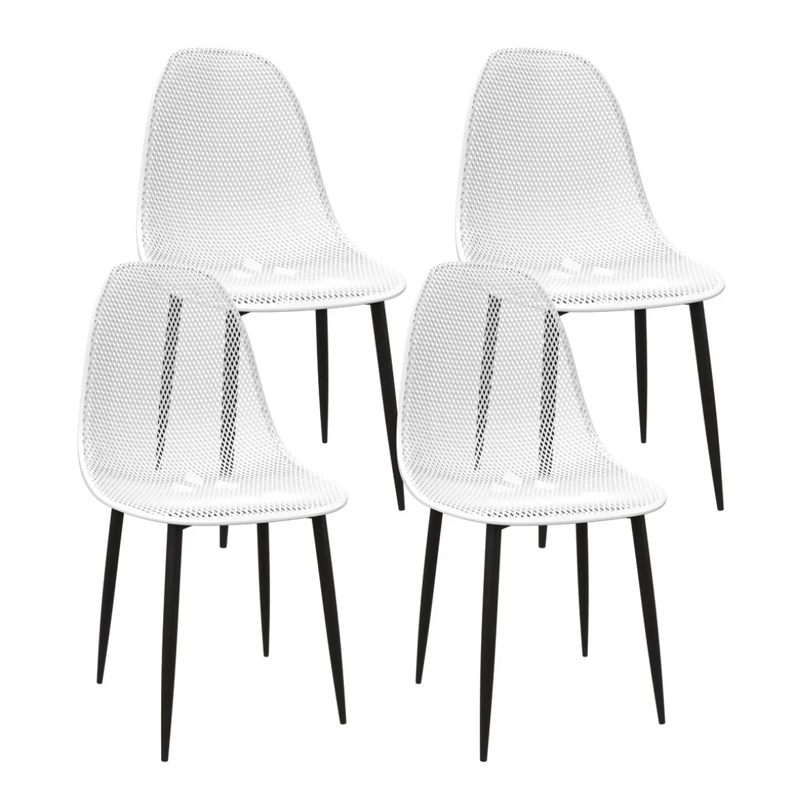 Esszimmerstuhl MELINA 4er Set weiss