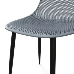 Esszimmerstuhl MELINA 4er Set anthrazit