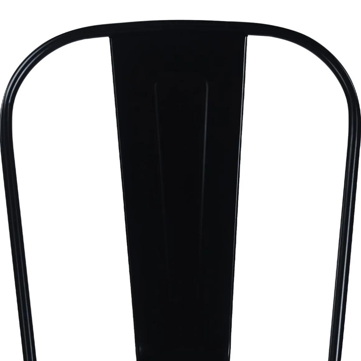 Esszimmerstuhl Metall METALUXE 4er Set schwarz