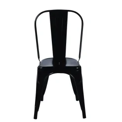 Esszimmerstuhl Metall METALUXE 4er Set schwarz