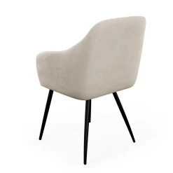 Esszimmerstuhl Samt LEE 2er Set beige