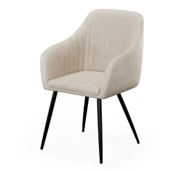 Esszimmerstuhl Samt LEE 2er Set beige