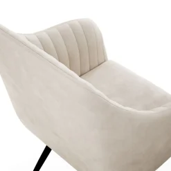 Esszimmerstuhl Samt LEE 2er Set beige