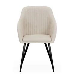 Esszimmerstuhl Samt LEE 2er Set beige