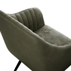 Esszimmerstuhl Samt LEE 2er Set olive