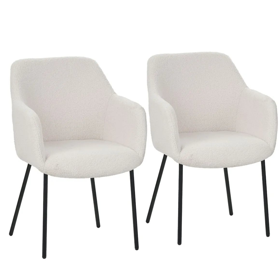 Esszimmerstuhl TEDIS 2er Set beige