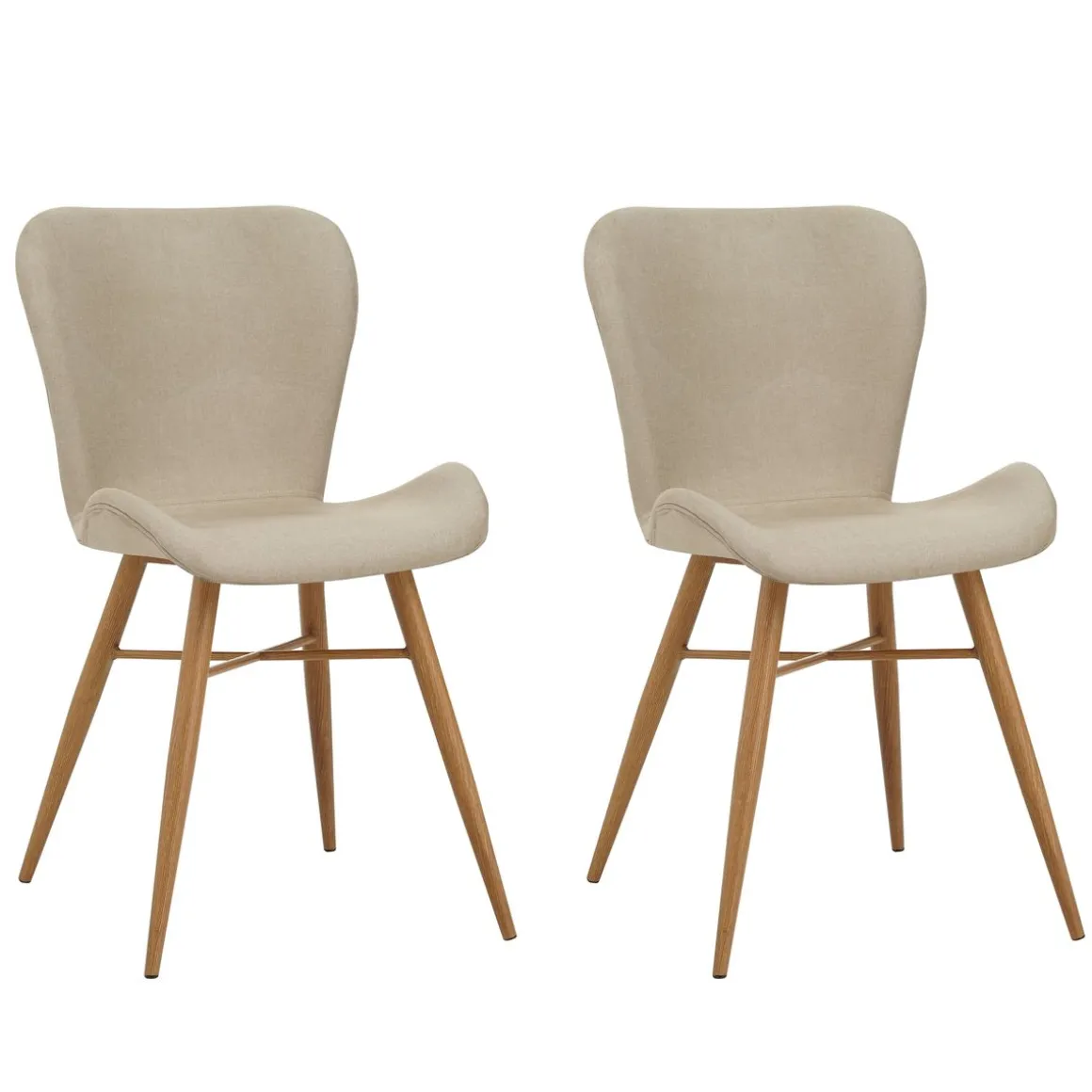 Esszimmerstuhl TONI 2er Set beige | GONSER.CH