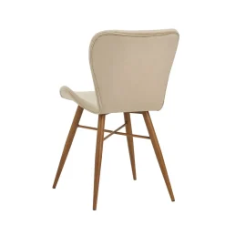 Esszimmerstuhl TONI 2er Set Samt beige