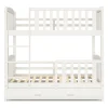 Etagenbett JOHNNY mit Stauraum 80 x 160 cm weiss