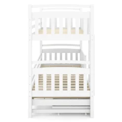 Etagenbett JULIETTE mit Ausziehfunktion 90 x 200 cm weiss