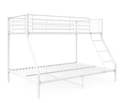 Etagenbett LUANA mit 3 Liegeflächen weiss