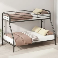Etagenbett MIRIAM mit 3 Liegeflächen anthrazit