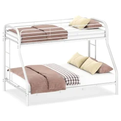 Etagenbett MIRIAM mit 3 Liegeflächen weiss