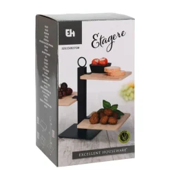 Etagere Bambus 3-stöckig