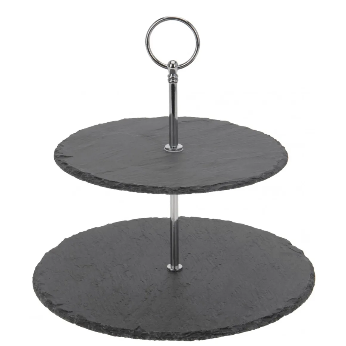 Etagere Schiefer 2-stöckig