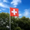 Fahnenmast 6.2 m mit Schweizer Fahne