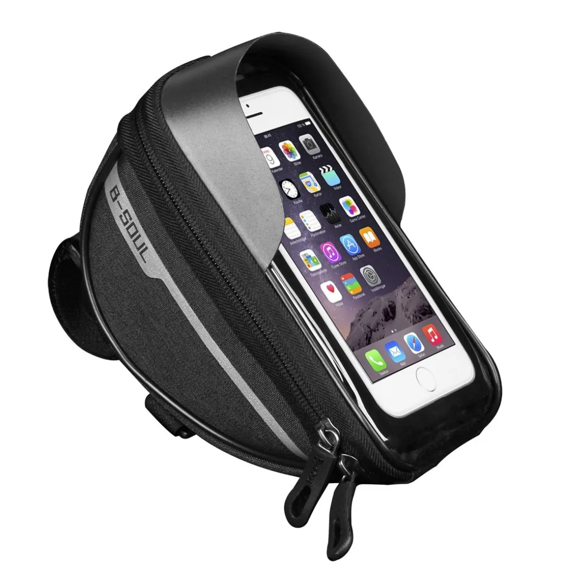 Fahrrad Lenkertasche Smartphone mit Regenhaube