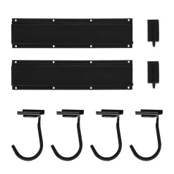 Fahrrad Wandhalterung für 4 Velos 100 kg schwarz