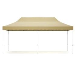 Faltpavillon DINA 6 x 3 m beige inkl. 4 Seitenwände