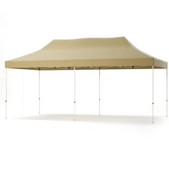 Faltpavillon DINA 6 x 3 m beige inkl. 4 Seitenwände