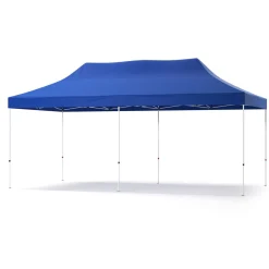 Faltpavillon DINA 6 x 3 m blau inkl. 4 Seitenwände
